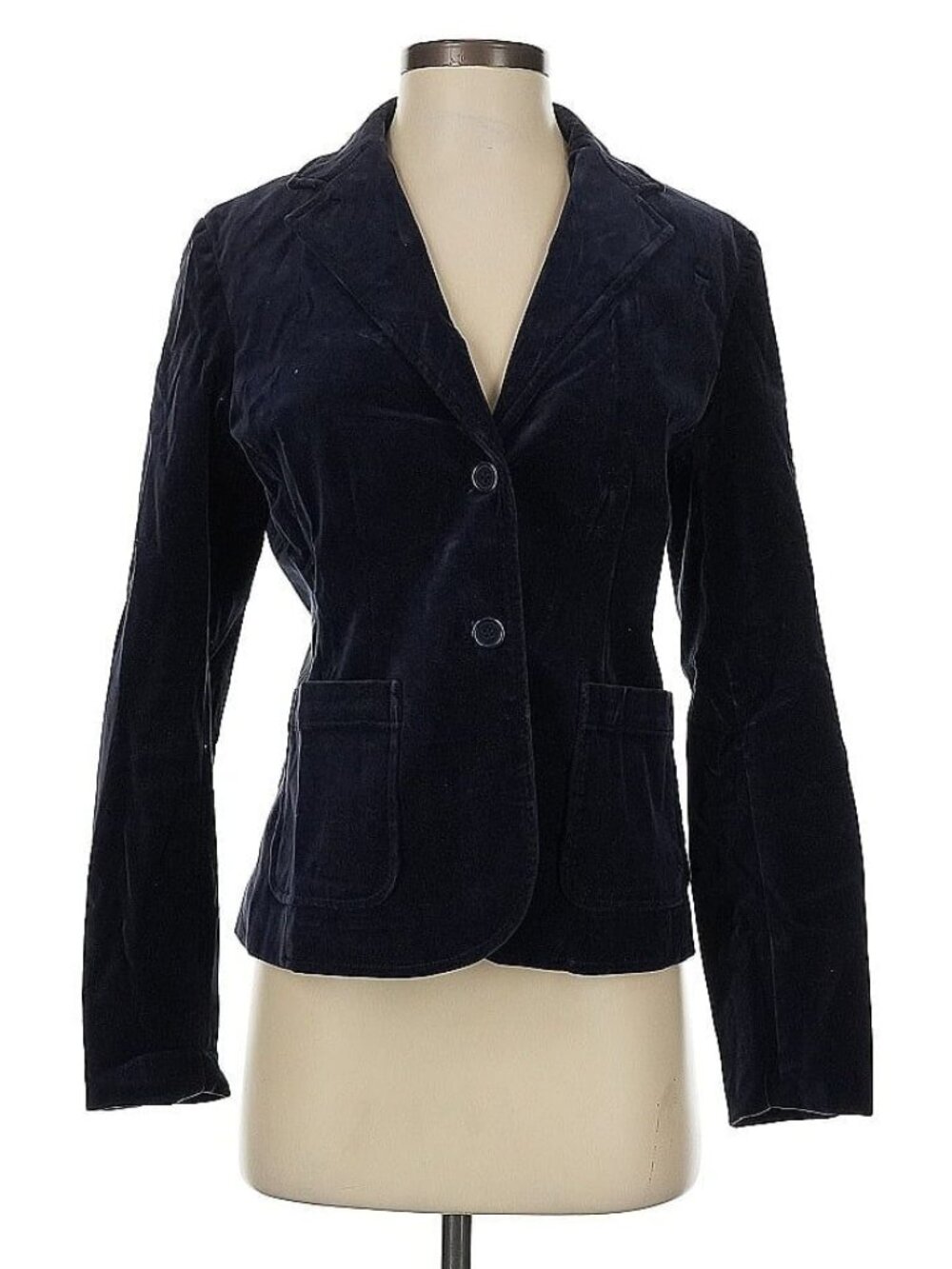Blue Velvet Blazer Y2K VINTAGE DARK ACADEMIA EUC